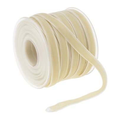 10mm*20Y Elastic Velvet Ribbon Pink Velvet Wired Ribbon ISO9001