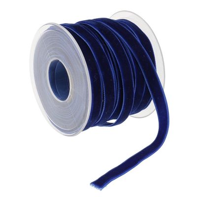 10mm*20Y Elastic Velvet Ribbon Pink Velvet Wired Ribbon ISO9001