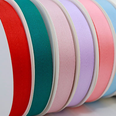2.5cm Ribbon Regradable Gift Packing Ribbon Tencel Ribbon Herringbone Ribbon