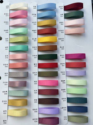 5mm-50mm polyester katun polos perban rajutan custom katun pita untuk kemasan hadiah
