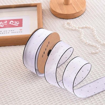 4cm*18m Shinny Diamond Polyester Organza Ribbon Ribbon Hadiah Berkualitas Tinggi