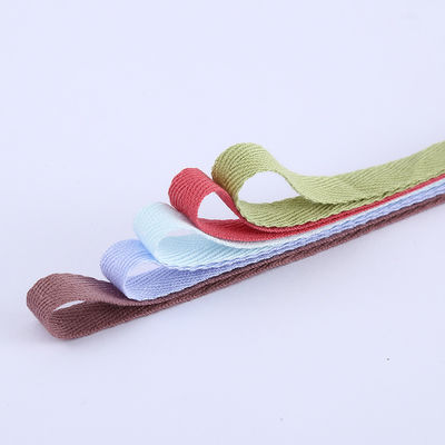5mm-50mm*50y Herringbone Woven Cotton Ribbon Ribbon yang disesuaikan