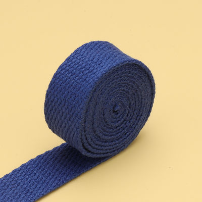 20mm-50mm Tepak Polyester Cotton Webbing Tas Sekolah Tas ransel Tas Tangan Canvas Strap Warna Padat Rantai Tenun Biasa