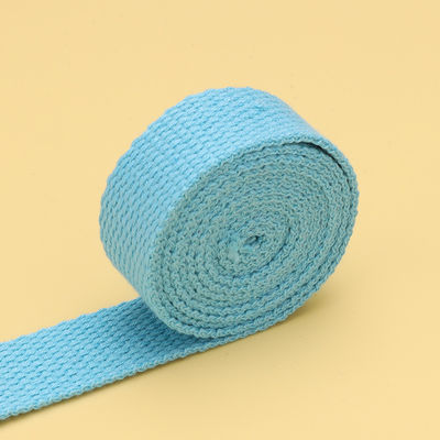 20mm-50mm Tepak Polyester Cotton Webbing Tas Sekolah Tas ransel Tas Tangan Canvas Strap Warna Padat Rantai Tenun Biasa