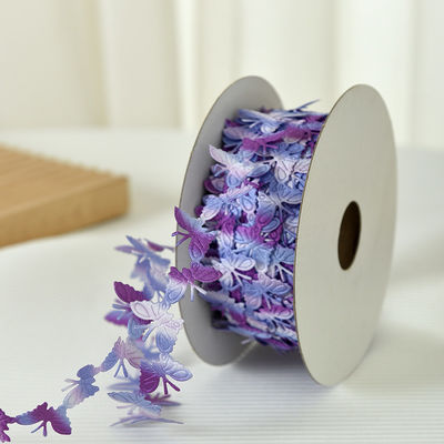 2cm*25y pita kupu-kupu ultrasonik untuk kemasan hadiah dan aksesoris pakaian