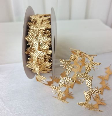 2cm*25y pita kupu-kupu ultrasonik untuk kemasan hadiah dan aksesoris pakaian