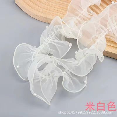 12cm*2m Ribbon renda tepi berkerut untuk bungkus bunga dan pembungkus hadiah