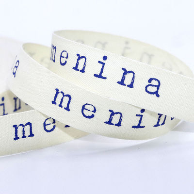 20mm*40y Happy Birthday Printed Cotton Ribbon untuk Pengemasan Hadiah dan Aksesoris Pakaian