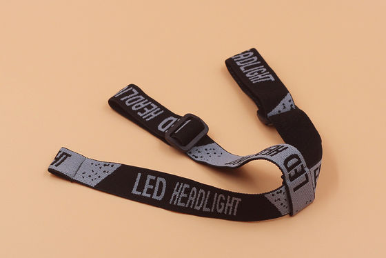 2.5cm Jacquard Elastic Ribbon Dan Webbing Untuk Head Lamp Head Light Dan aksesoris pakaian