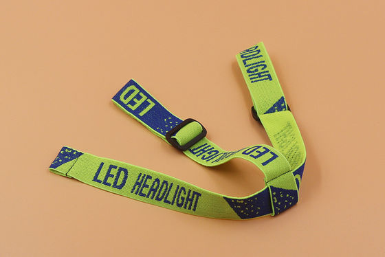 2.5cm Jacquard Elastic Ribbon Dan Webbing Untuk Head Lamp Head Light Dan aksesoris pakaian