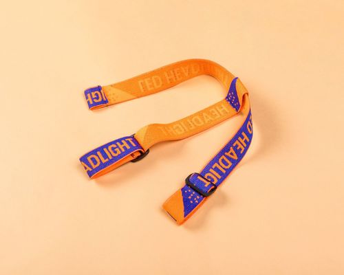 2.5cm Jacquard Elastic Ribbon Dan Webbing Untuk Head Lamp Head Light Dan aksesoris pakaian