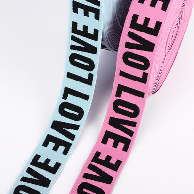 3cm Jacquard Elastic Ribbon And Webbing Untuk Aksesoris Pakaian