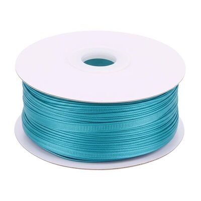 1 8 Lebar Ribbon Pengemasan Hadiah Ribbon Pola Padat Sempurna untuk pembungkusan hadiah dan aplikasi kerajinan